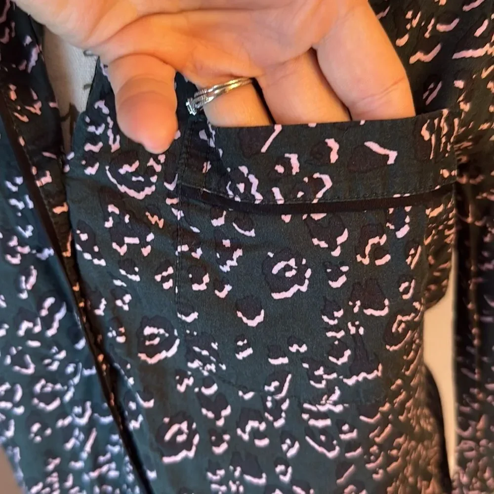 Victoria's Secret Long Sleeve Button Up Sleep Shirt